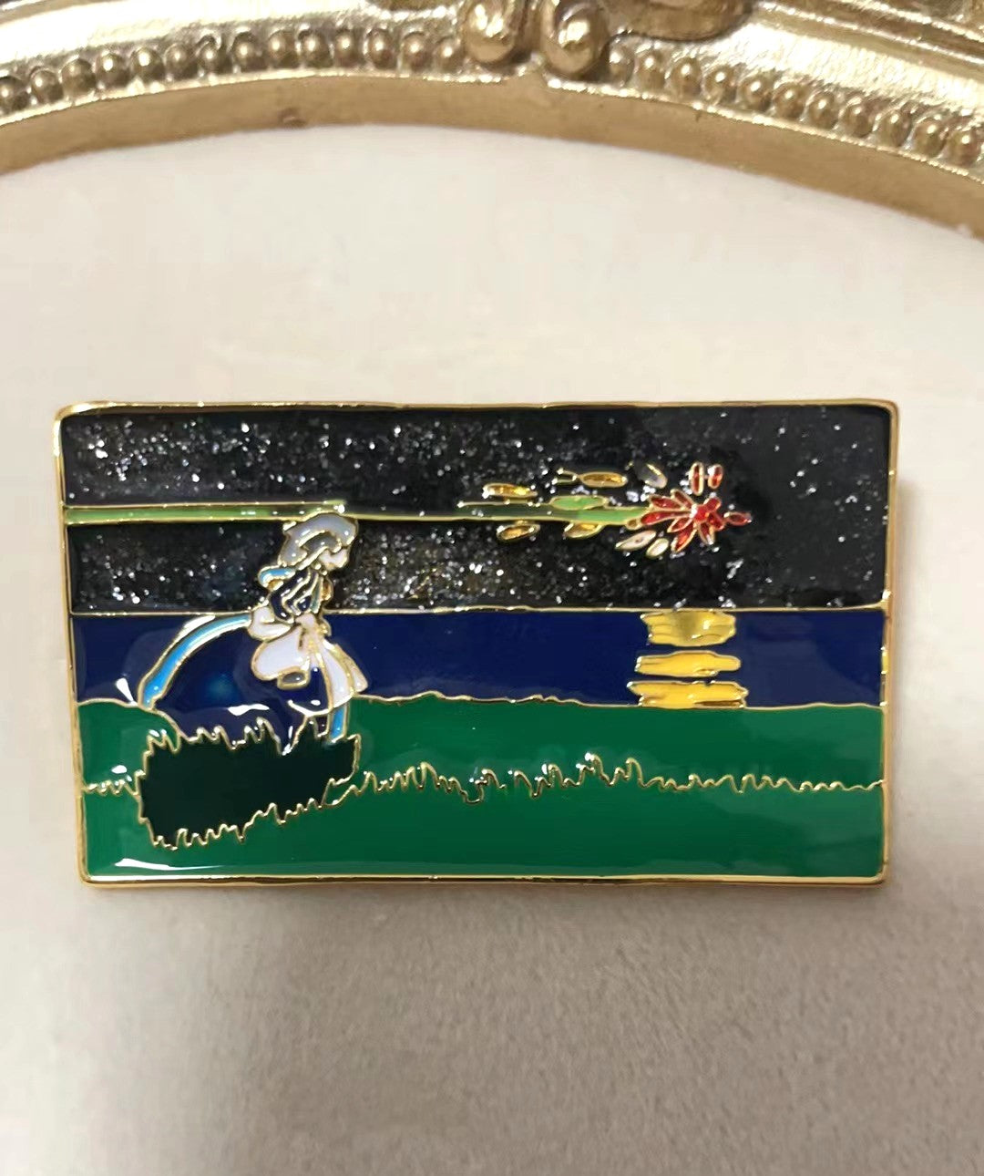 vintage Ghibli Howl's Moving Castle pin