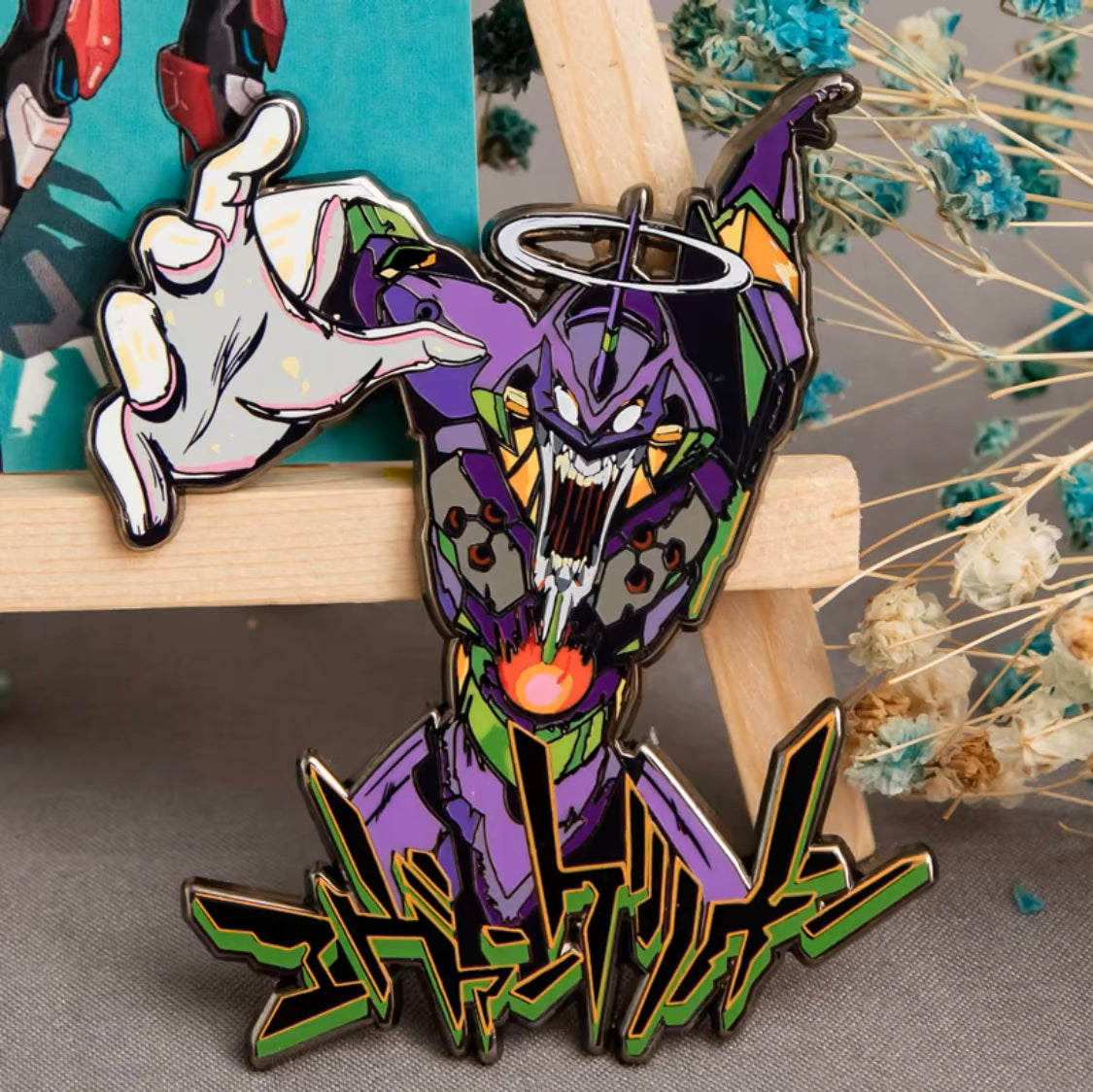 Neon Genesis Evangelion hard enamel pin