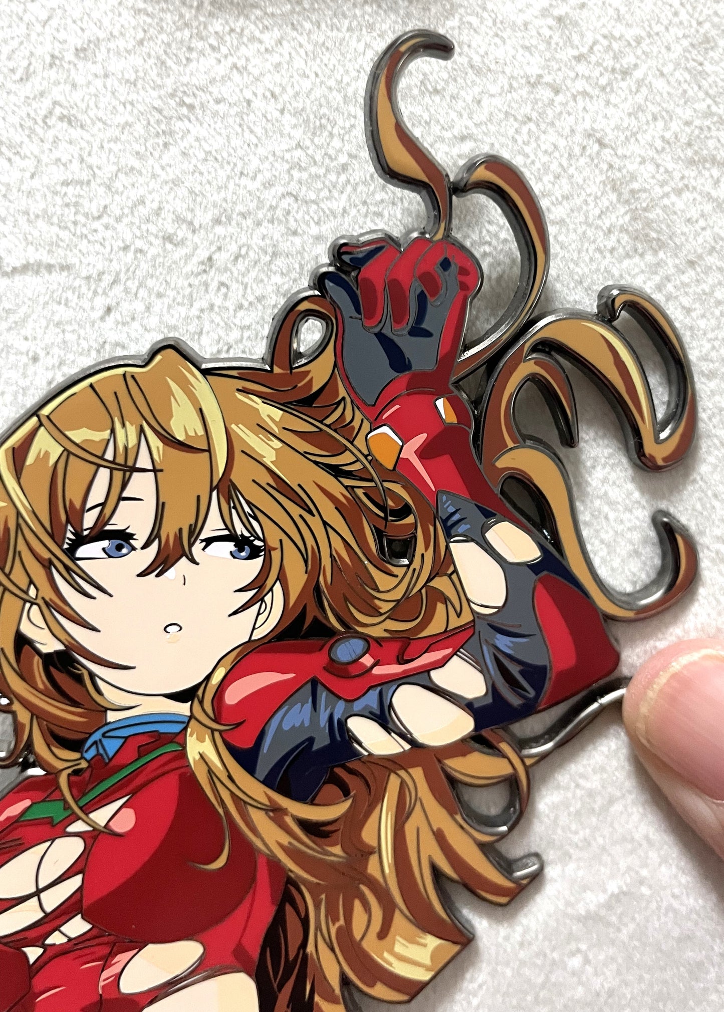 Neon Genesis Evangelion Asuka enamel pin