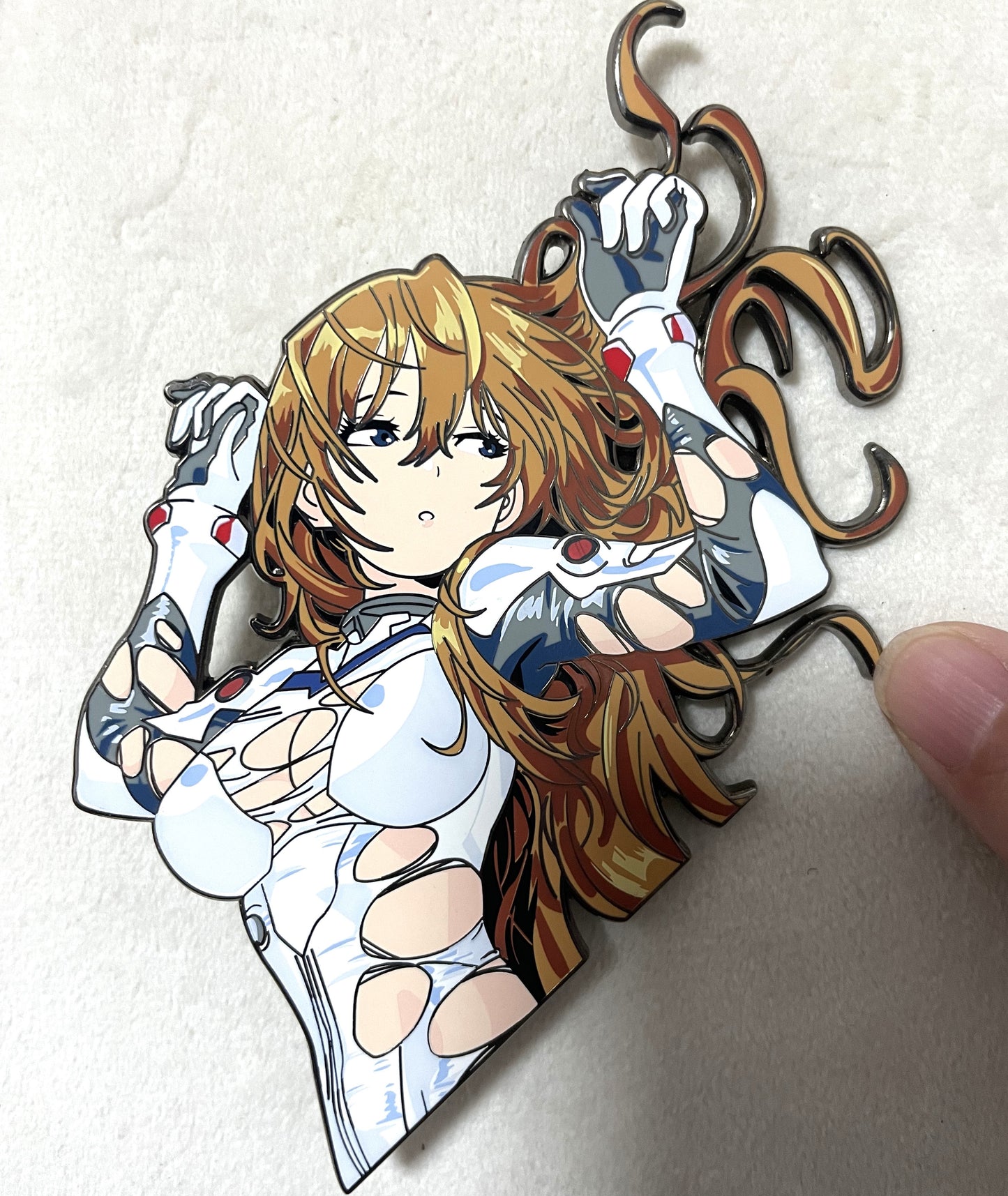 Neon Genesis Evangelion Asuka enamel pin