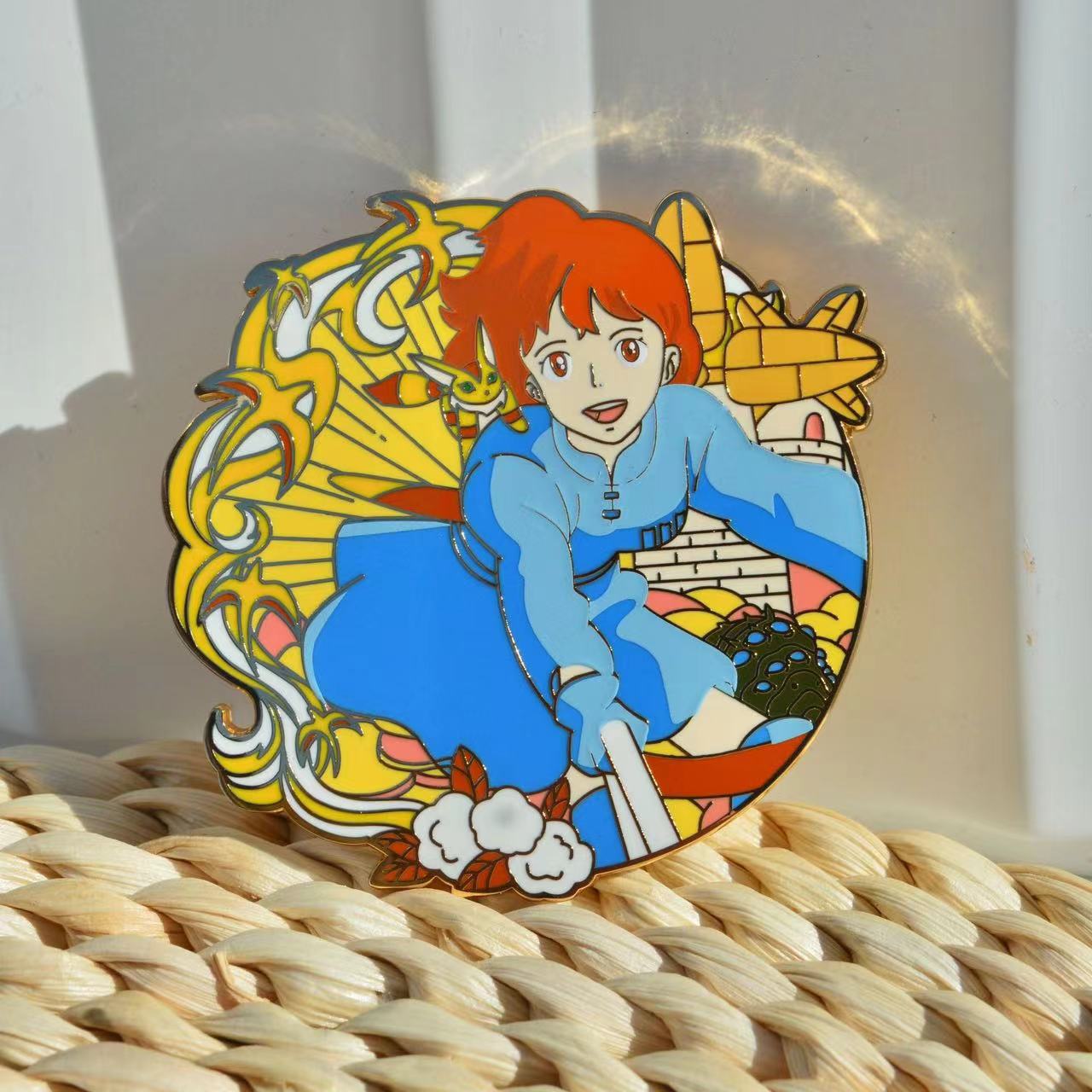 Hayao Miyazaki-Nausicaa of the valley of the wind enamel pin freeshipping