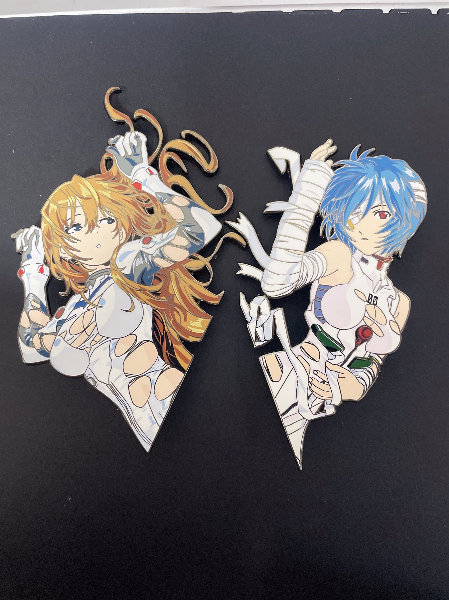 Neon Genesis Evangelion hard enamel pins (2pcs)