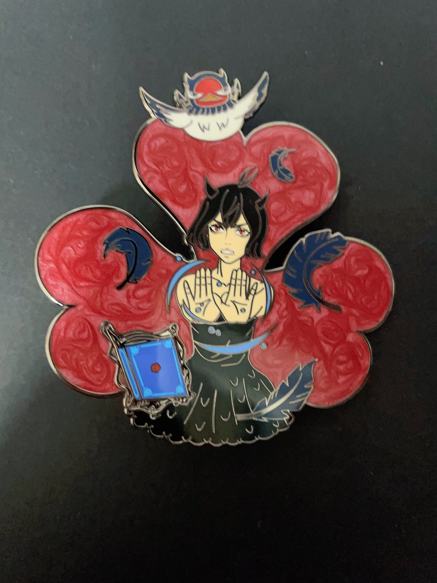 Black Clover hard enamel pin