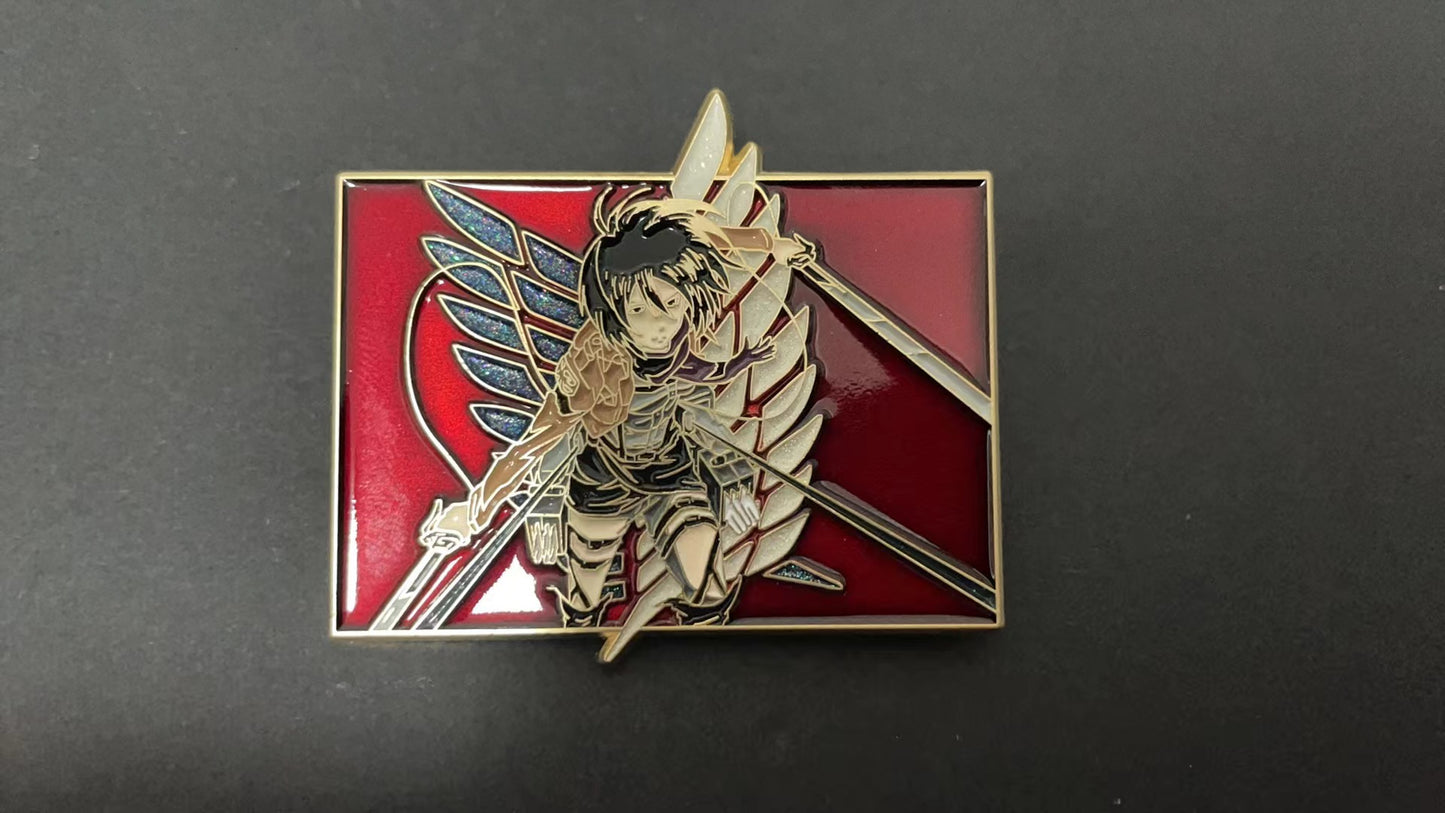 Attack on Titan hard enamel pin