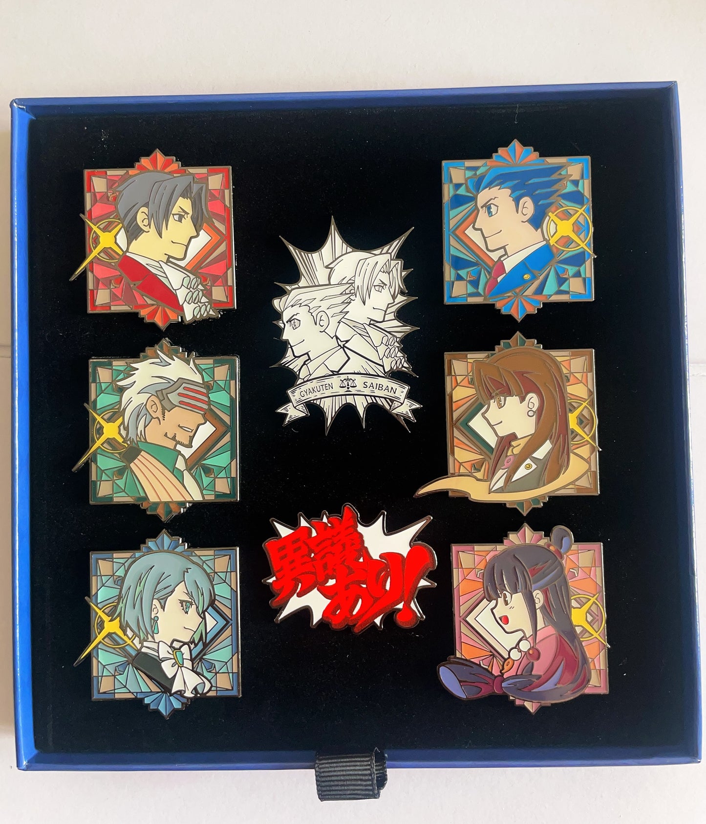 Ace Attorney pin set(8pcs)