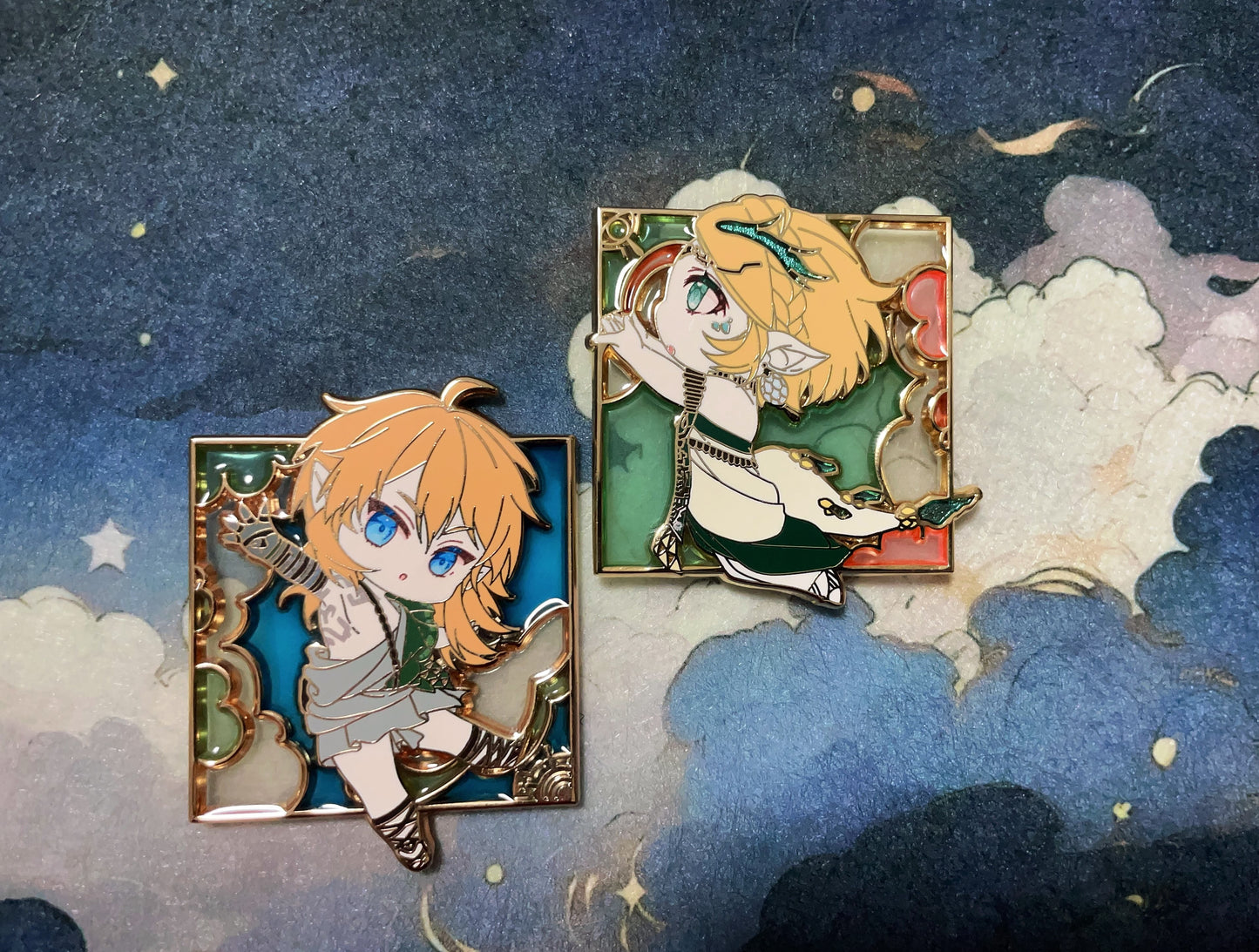 The Legend of Zelda pins(2pc)