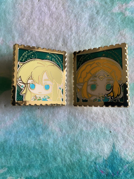 The Legend of Zelda hard enamel pins(2PCS)