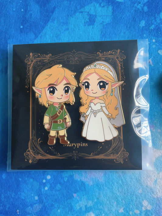 limited edition  the Legend of Zelda hard enamel pins(2pcs)