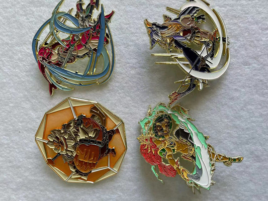 The Champions Enamel Pin Set