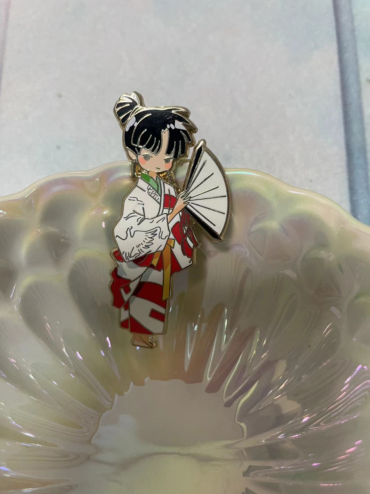 -1111111Inuyasha kikyo Enamel Pin – Rare Limited Edition for Collectors