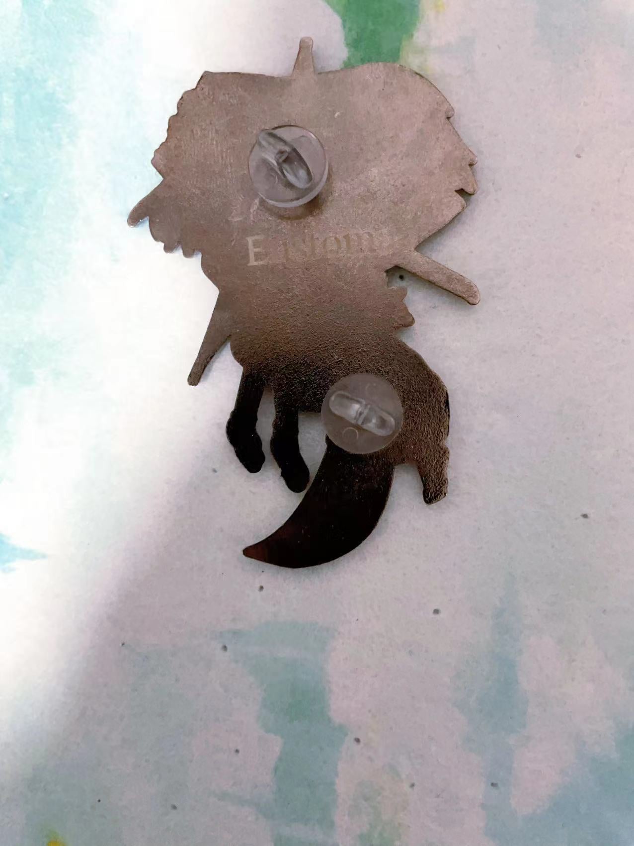 Inuyasha × Kagome Couple Enamel Pin – Romantic Anime Hard Enamel Collectible