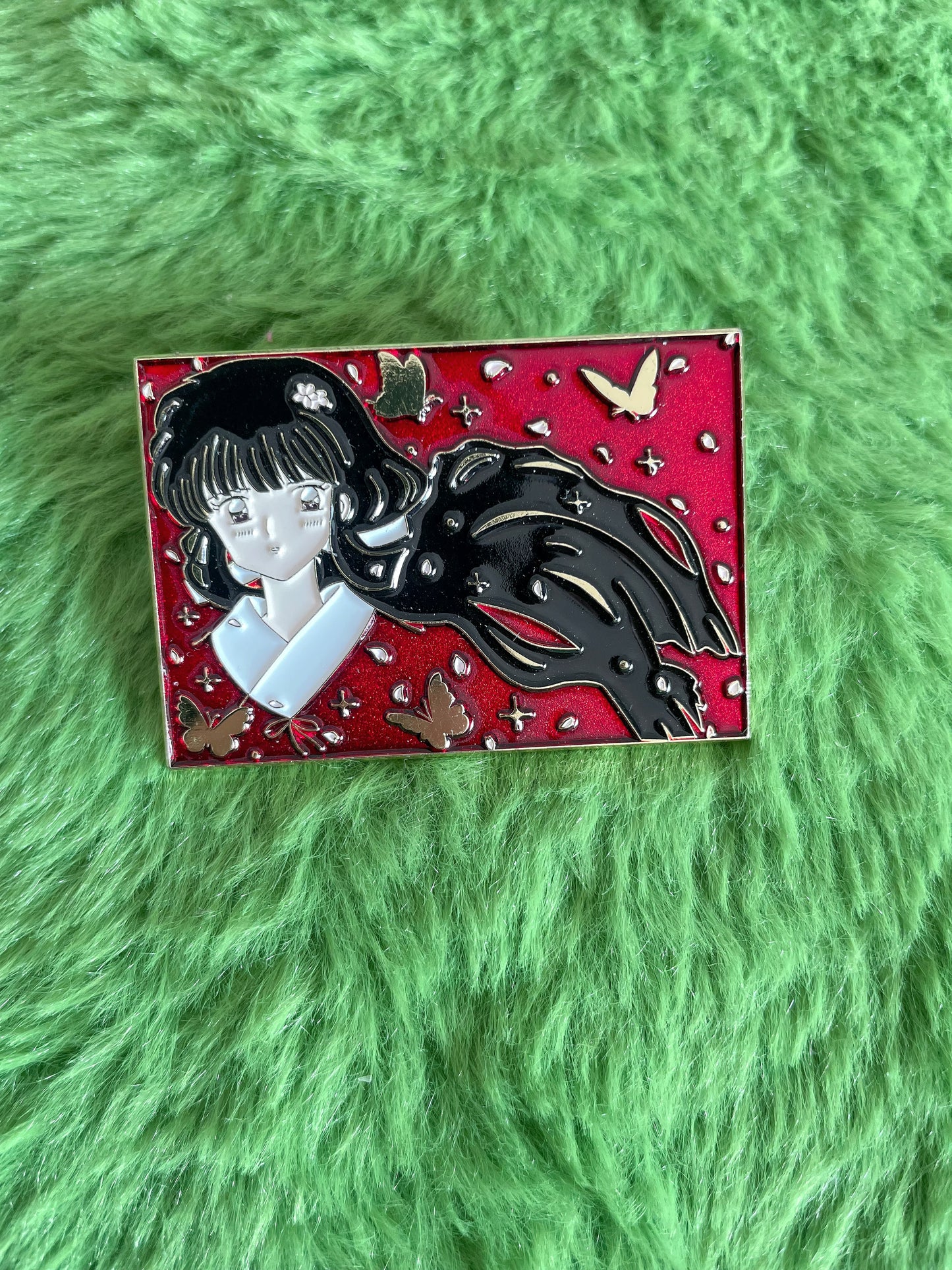Kikyo Enamel Pin– Inuyasha Anime Enamel Pin | Limited Edition Collectible