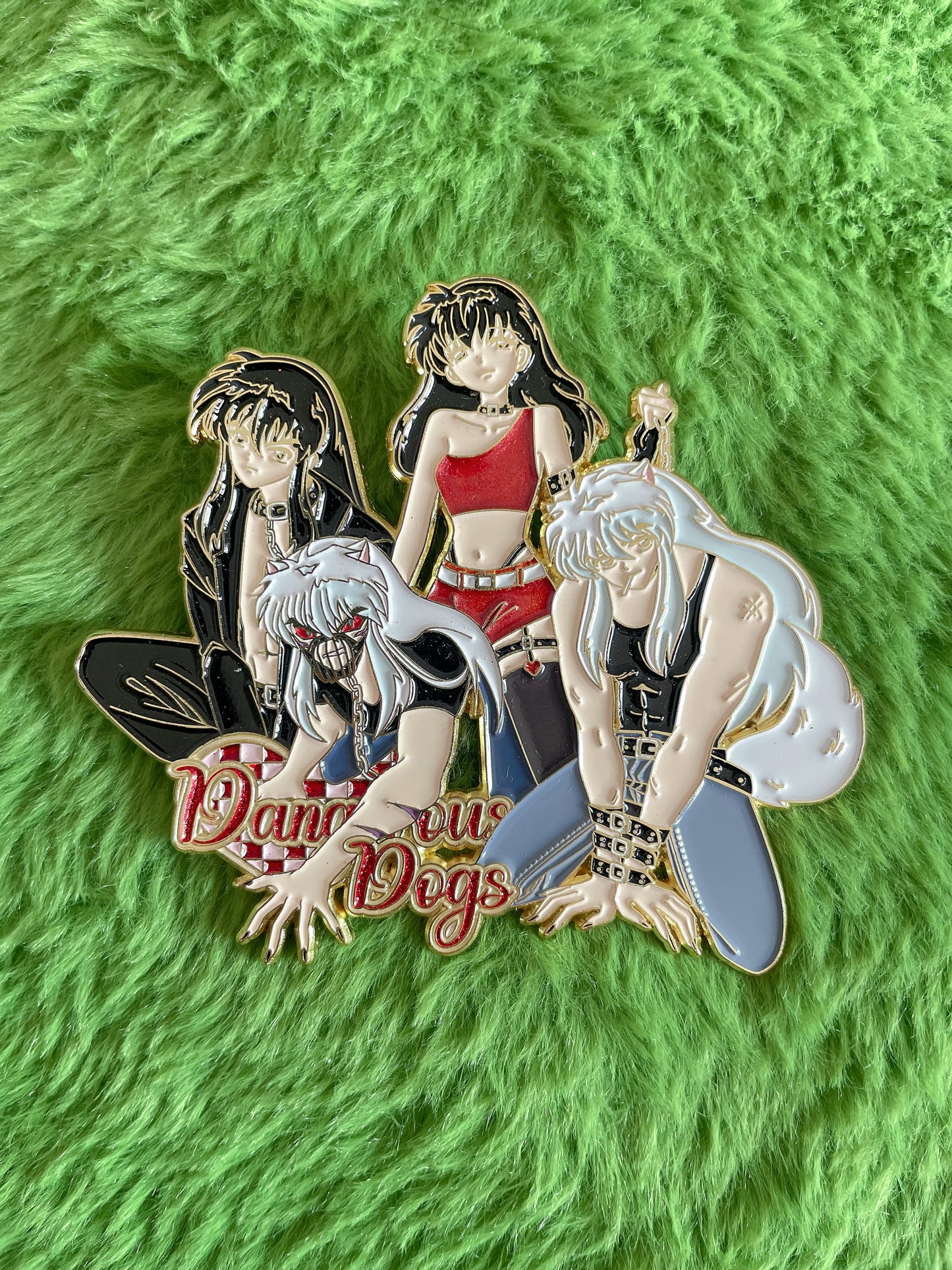 kagome and inuyasha Enamel Pins– Inuyasha Anime Enamel Pin | Limited Edition Collectible