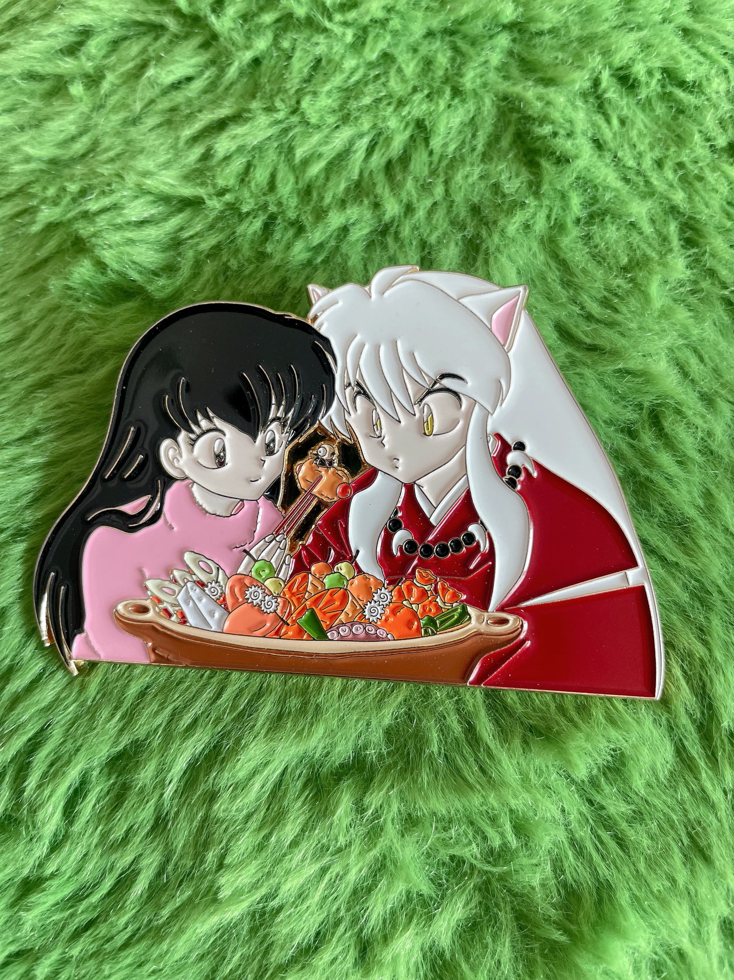 kagome and inuyasha Enamel Pins– Inuyasha Anime Enamel Pin | Limited Edition Collectible
