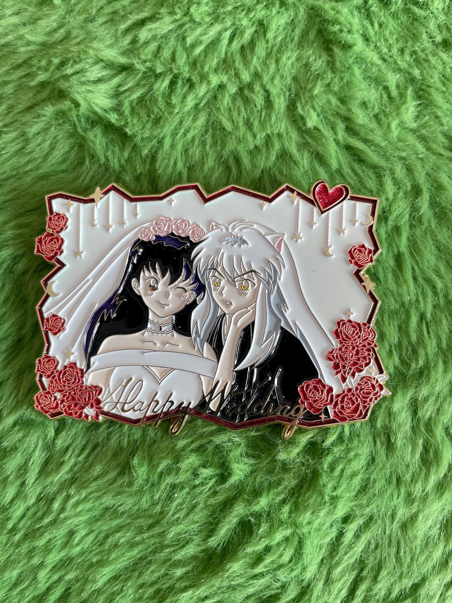 kagome and inuyasha Enamel Pins– Inuyasha Anime Enamel Pin | Limited Edition Collectible