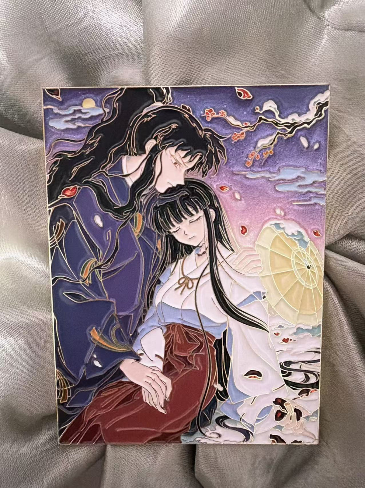 Naraku and kikyo soft enamel Pin | Inuyasha Anime Pin