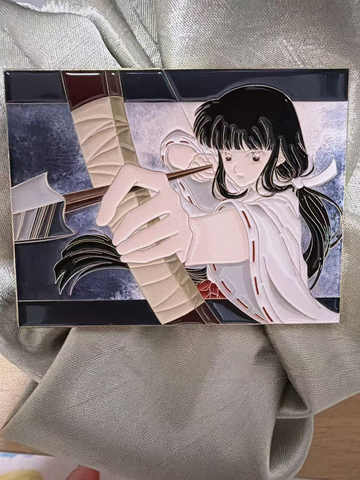kikyo soft enamel Pin | Inuyasha Anime Pin
