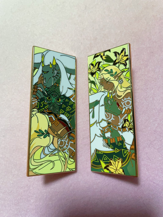 The Legend of Zelda hard enamel pins(2pcs)