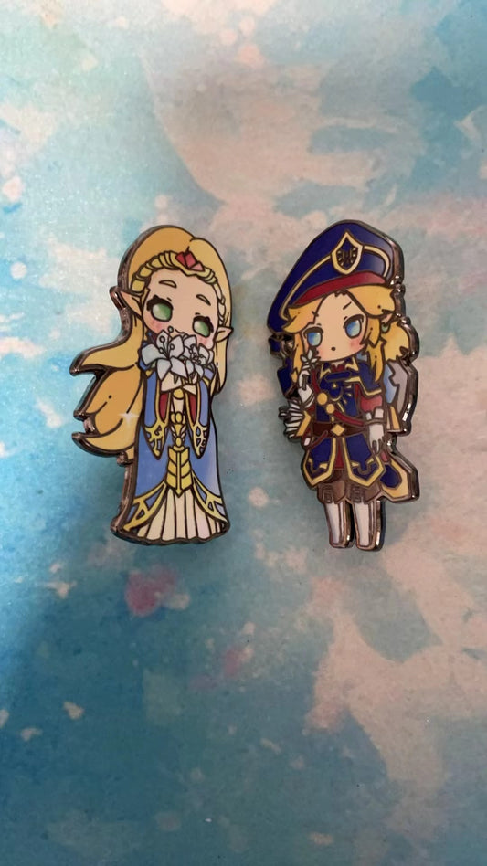 Zelda Enamel Pins – Limited Edition Collector's Item(2pcs)