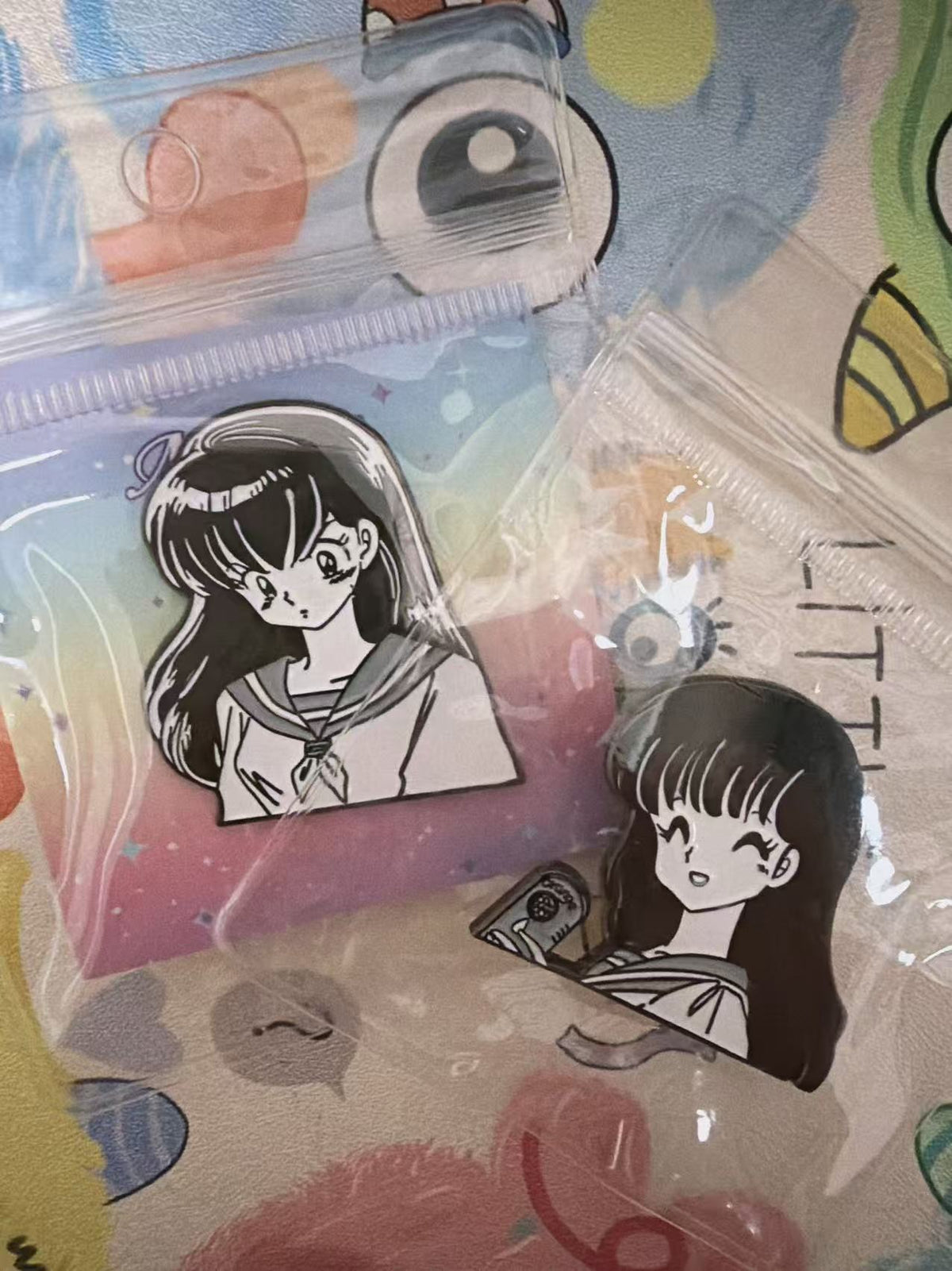 kagome soft enamel Pins (2pcs) | Inuyasha Anime Pin