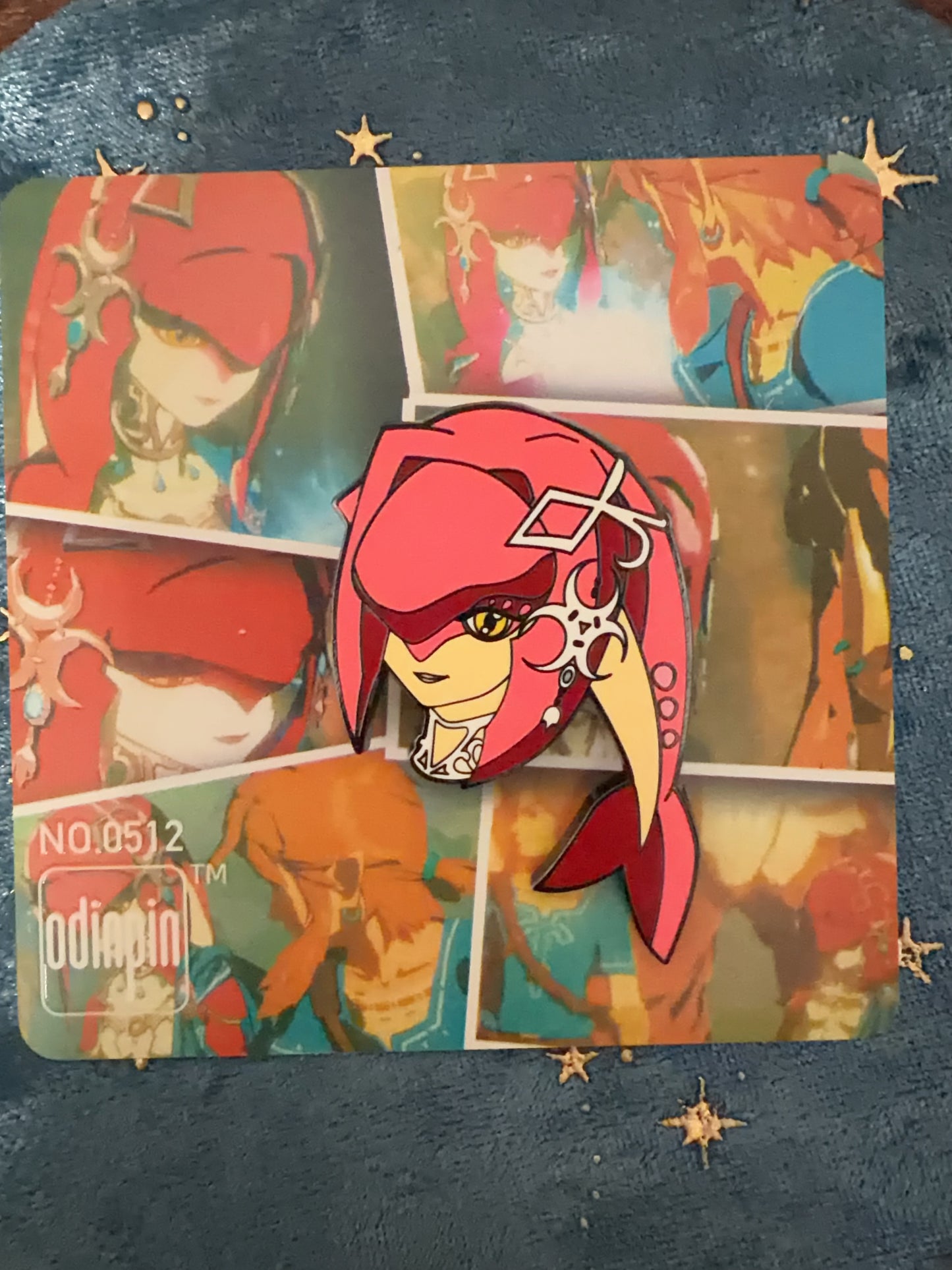 (brand new)Zelda Mipha Enamel Pin | Zora Prince Collectible Anime Pin