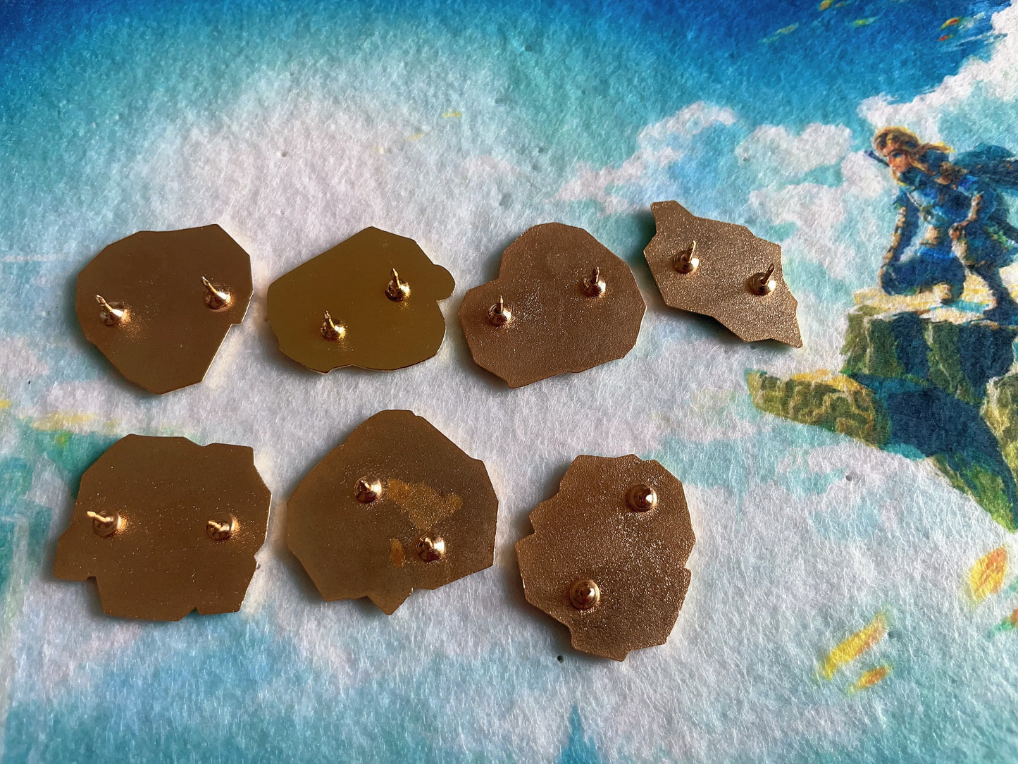 The Legend of Zelda hard enamel pins(7pcs)