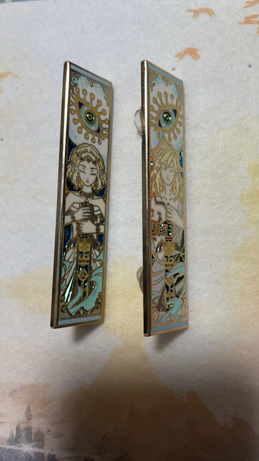 The Legend of Zelda hard enamel pins(2pcs)
