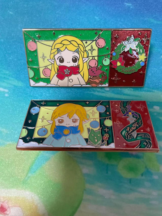 Zelda Enamel Pins – Limited Edition Collector's Item(2pcs)