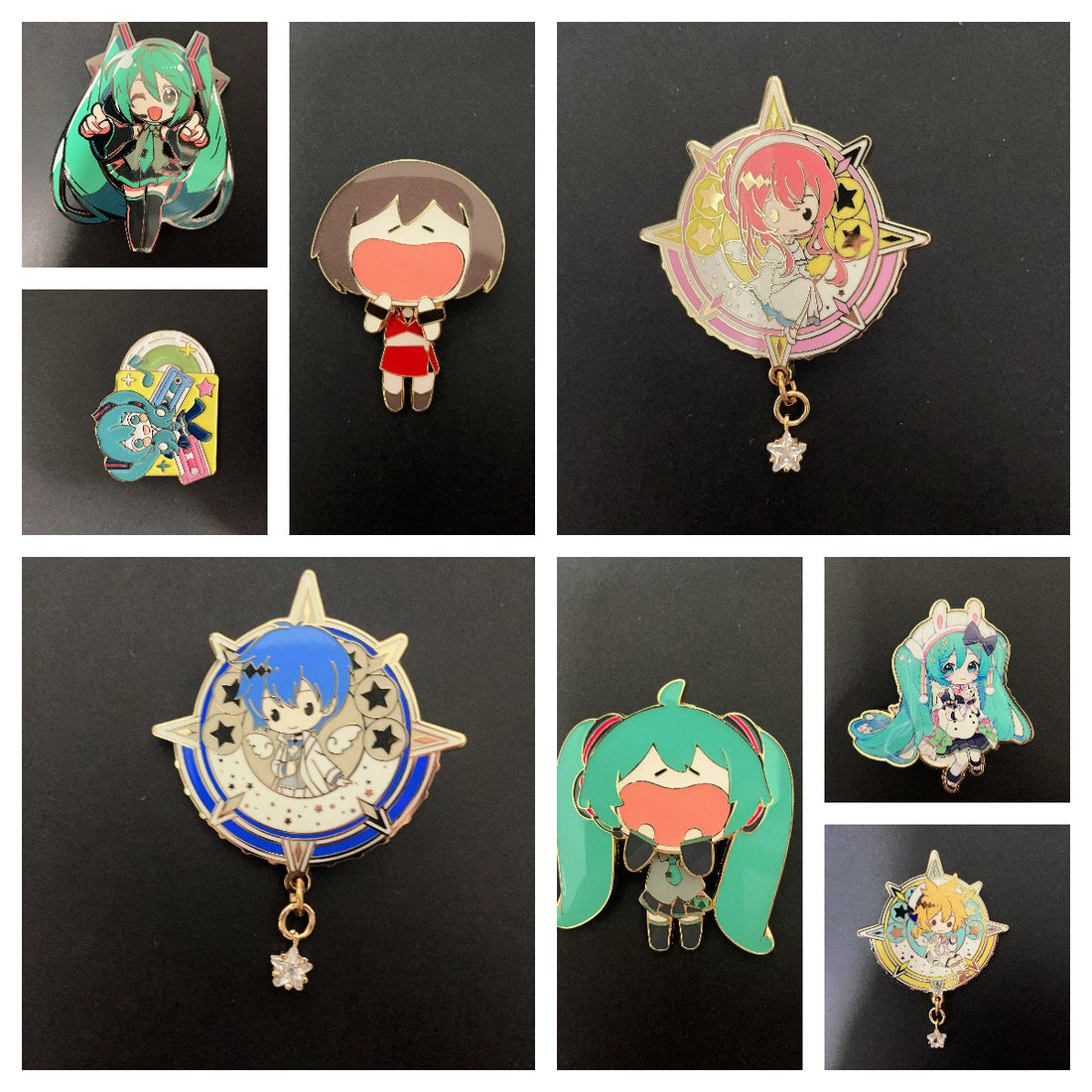 Hatsune Miku Enamel Pins
