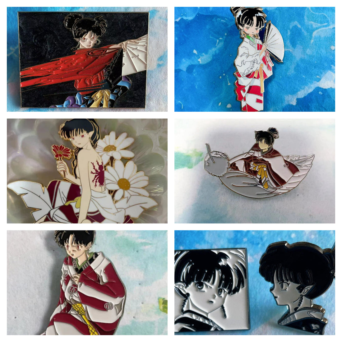 Kagura Enamel Pins – The Most Tragic and Free-Spirited Female Character in Inuyasha