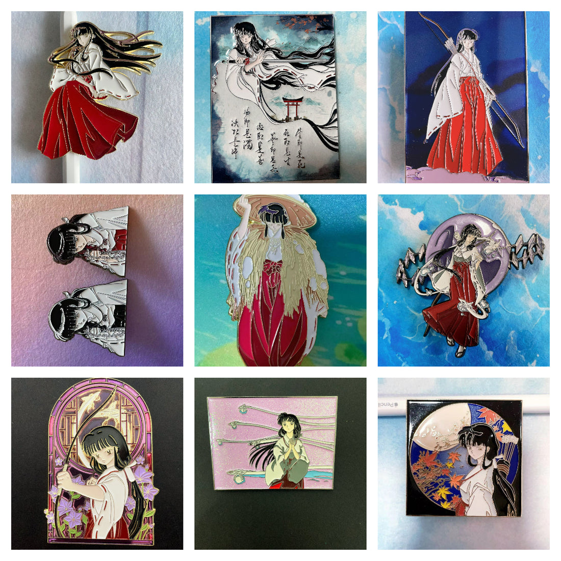 inuyasha kikyo pins