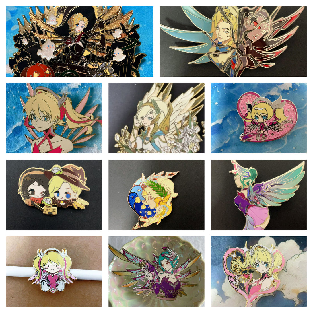 Why Overwatch Fans Love Mercy Enamel Pins