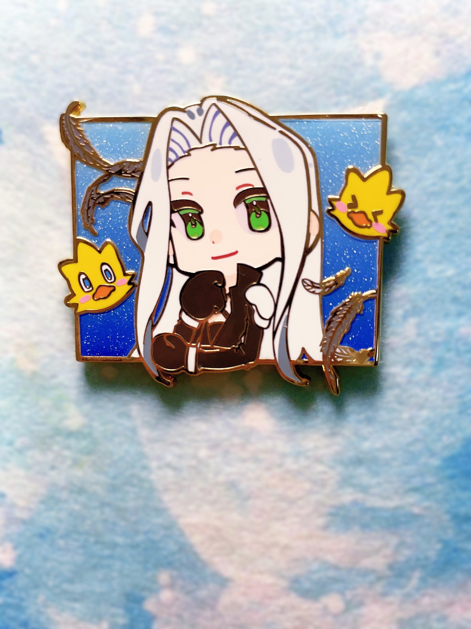 final fantasy enamel pin