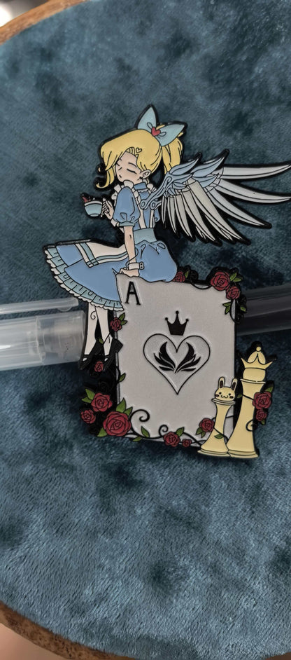 Alice in Wonderland Mercy-overwatch hard enamel pin