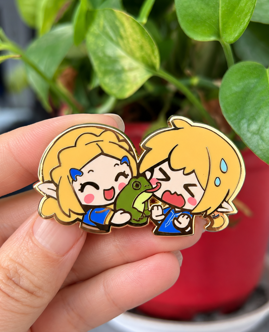 The Legend of Zelda BOTW Pin: Froggy Surprise!（original）