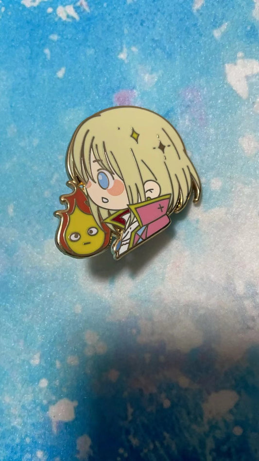studio Ghibli Howl’s Moving Castle enamel pin