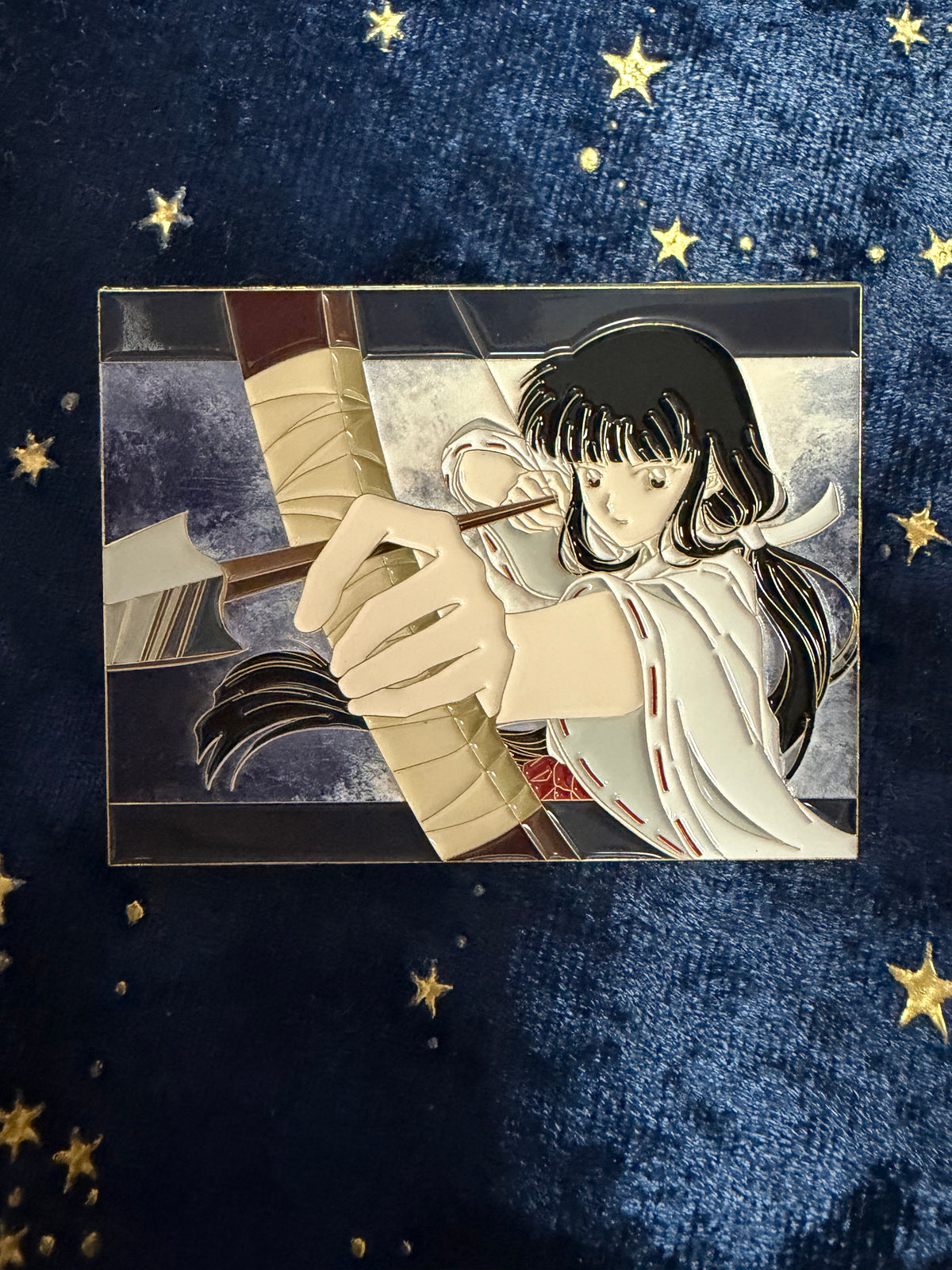 Inuyasha kikyo  Enamel Pin – Rare Limited Edition for Collectors