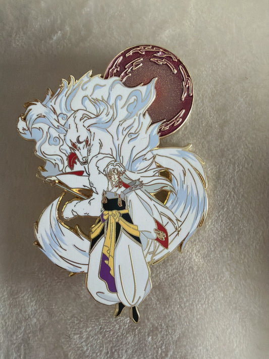 （reserved）Sesshomaru  hard enamel Pin – Inuyasha Rare Limited Edition for Collectors