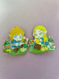 Zelda and link Enamel Pins(2pcs)