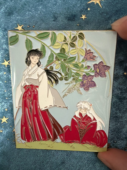 Inuyasha and kikyo enamel Pins – Rare Limited Edition for Collectors