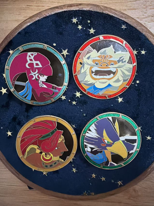 The Legend of Zelda: Four Champions Pins(4pcs)
