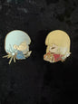 studio Ghibli Howl’s Moving Castle Hard Enamel Pins(2pcs) – Collectible Studio Ghibli