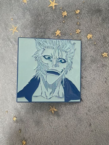 bleach soft enamel pin(blue)
