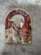 Genshin Impact Arlecchino Enamel Pin Fatui Gold Plate Hard Enamel Pin
