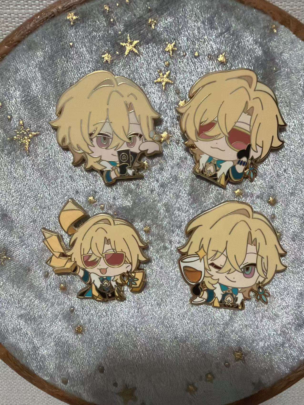 Limited Edition Honkai Star Rail Enamel Pins (4pcs)| Collectible Anime Pin