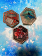 good omens hard enamel pins(3pcs)