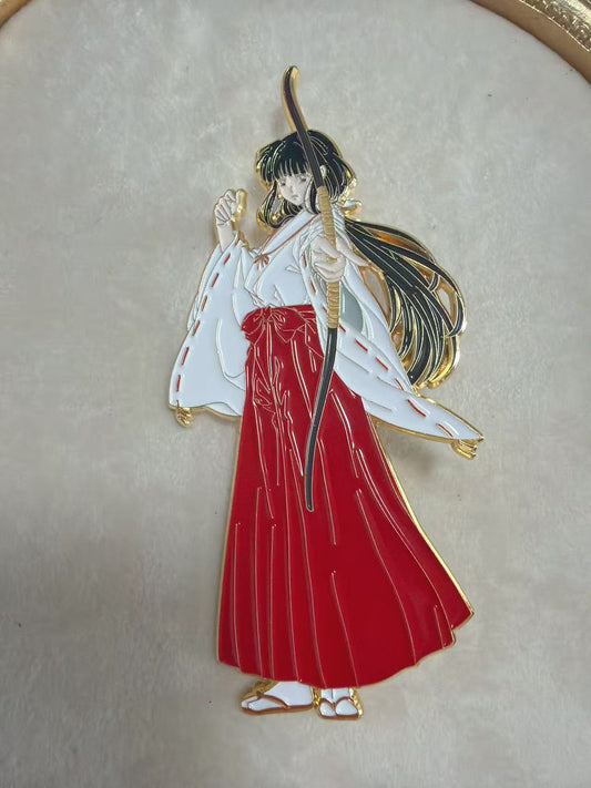 Inuyasha kikyo  Enamel Pin – Rare Limited Edition for Collectors