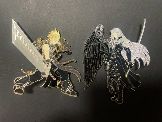final fantasy pins(2pcs)