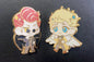 Good Omens hard enamel  pins(2pcs)