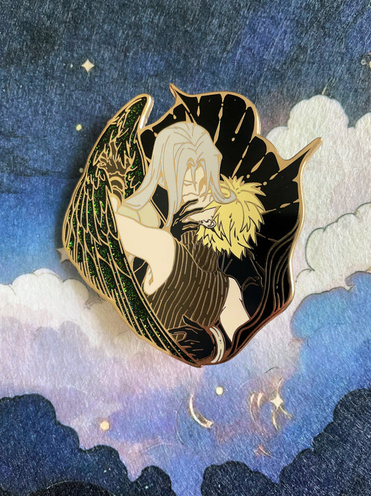 final fantasy7 hard enamel pin